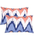 Polycotton Pillow Covers (Multicolor, 18x28 inches) (Pack of 2)