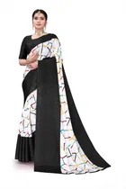 Cotton Silk Abstract Saree for Women 