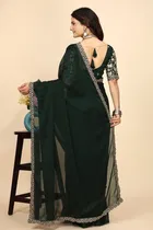 Chiffon Woven Design Saree for Women 