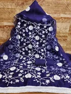 Organza Unstitched Dress Material for Women 