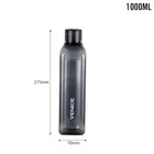 CELLO Venice Plastic Water Bottle Unbreakable and Hygienic 1 Litre, Black