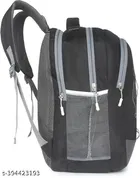 Polyester Backpack for Men & Women, Black