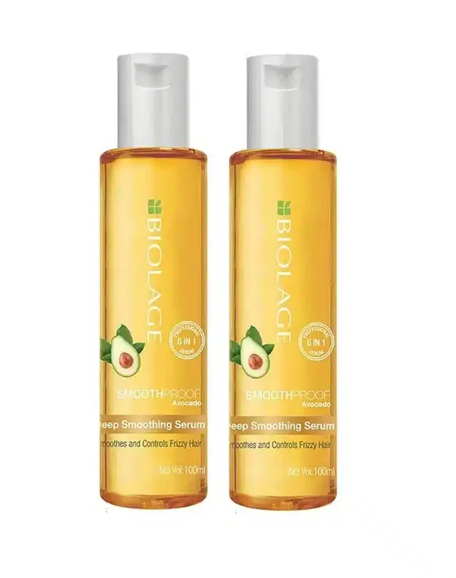 Biolage Deep Smoothing Hair Serum (Pack of 2, 100 ml)