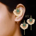 Brass Gold Plated Ear cuff for Women 