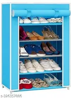 4 Layer Plastic Collapsible Shoe Racks 