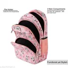 Polyester Backpack Bag, Pink