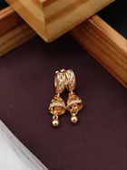 Alloy Gold Plated Earrings for Women (Rose Gold)