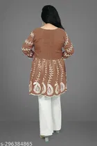 Georgette Chikankari Top for Women 