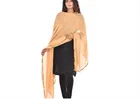 Cotton Blend Solid Dupatta for Women 