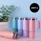 Stainless Steel Vacuum Insulated Tumbler with lid and Straw 1200ml