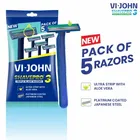VI-JOHN Shavepro Three Blade Disposable Razor with Aloevera Strip 