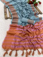 Jacquard Printed Saree for Women 