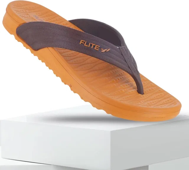 FLITE Casual Slippers for Women (Tan, Brown, 4 UK/India)