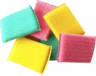 Scratch Proof Kitchen Utensils Scrubber Pads (Multicolor, Pack of 6)