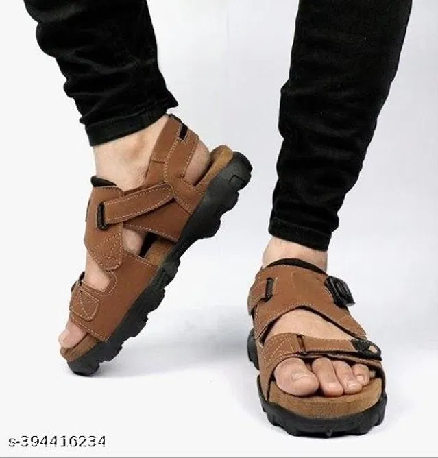 Sandals for Men (Brown, 11)