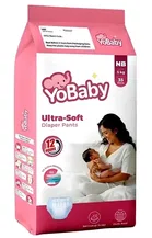 योबेबी डायपर पैन्ट्स NB 