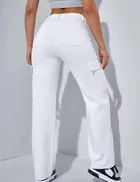 Knitted Poly twill Cargo Trouser / Pant for Women 