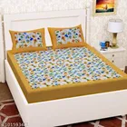 Cotton Queen Bedsheet with 2 Pillow Cover 