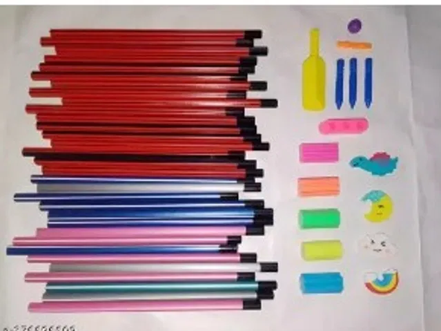 Posshe Writing Pencils (30 Pcs) with 8 Pcs Erasers & Free Cricket Theme Eraser Set (Multicolor, Set of 3)