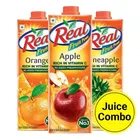 Real Juice Combo (Orange + Apple Nectar + Pineapple ) 3X1L