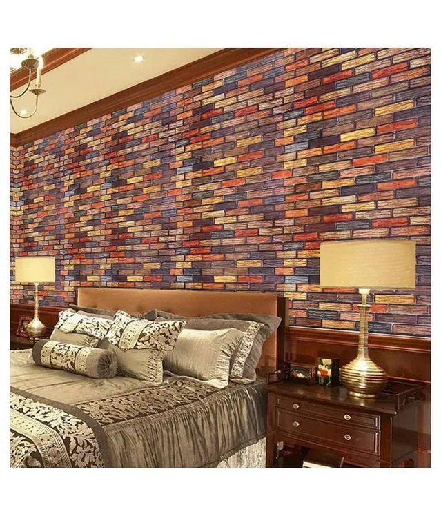 Vinyl Wallpaper for Home (Multicolor, 45x220 cm)