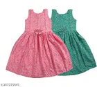 Pack Of 2 Frocks & Dresses for Girls 