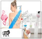 Silicone Body Back Scrubber with Flexible Faucet 