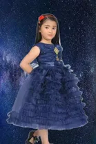 Cotton Blend Frock for Girls 