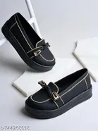 Shoetopia Girls Casual Shoes Black 