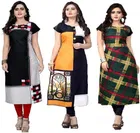 AK Fashion Mall Women Crepe Kurti 