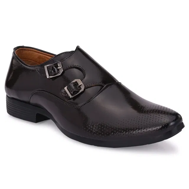 Formal Shoes for Men (Brown, 8)