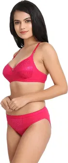 Cotton Blend Lingerie Set for Women 