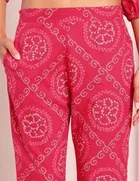 Rayon Printed Women's Kurta with Pant Set 