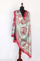 Art Silk Printed Dupatta for Women & Girls, Multicolour 