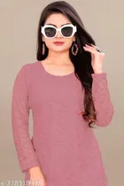 Net Kurti for Women,  Pink  