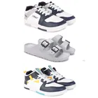 Combo of Casual Shoes with Sliders for Men 