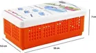 Plastic Foldable Multipurpose Utility Storage Boxes, Assorted