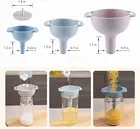 Kitchen Funnel With Detachable Strainer 