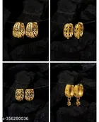 Gold Plated Stud/Earring/Combo For Women'S/Girls