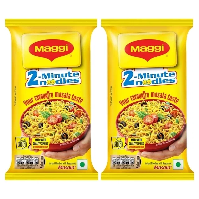 मैगी 2 मिनट इंस्टेंट मसाला नूडल्स 2X140 g (सेट ऑफ़ 2)