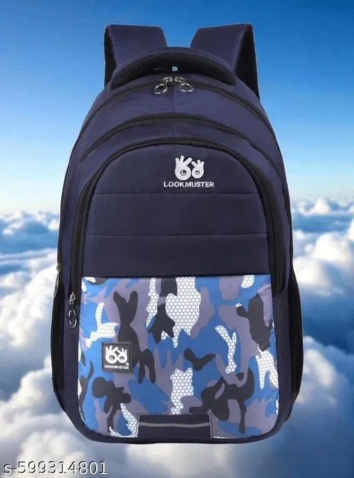 Polyester Backpack for Men & Women, Multicolor