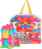 92 Pcs with 8 Pcs Tyres Puzzle Building Block Toy Set for Kids 