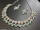 Alloy Necklace with Earrings for Women 
