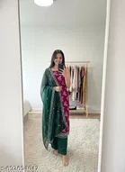 Embroidered Anarkali Party Suit for Women 