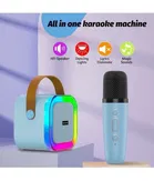 TecSox Karaoke Speaker 6 W Bluetooth Speaker Bluetooth v5.0 with USB,SD card Slot,Aux,3D Bass Playback Time 3 hrs