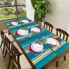 PVC Printed Dining Table Placemats 