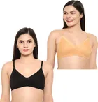 Cotton Blend Non Padded Bra for Women 