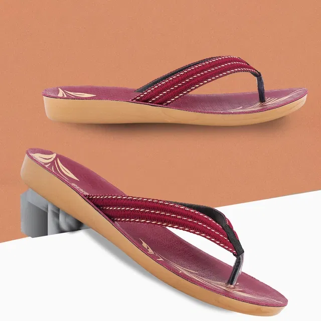 Slipper For Women, Red (8)