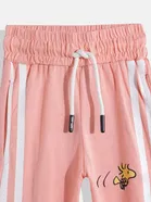 Cotton Striped Trackpants for Girls 