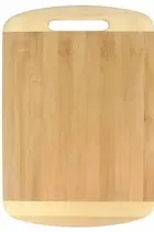 के कुडोस नॉन-स्लिप वुडेन बम्बू कटिंग बोर्ड विद एंटीबैक्टीरियल सरफेस विद प्रीमियम स्टेनलेस स्टील हैंडल ब्राउन